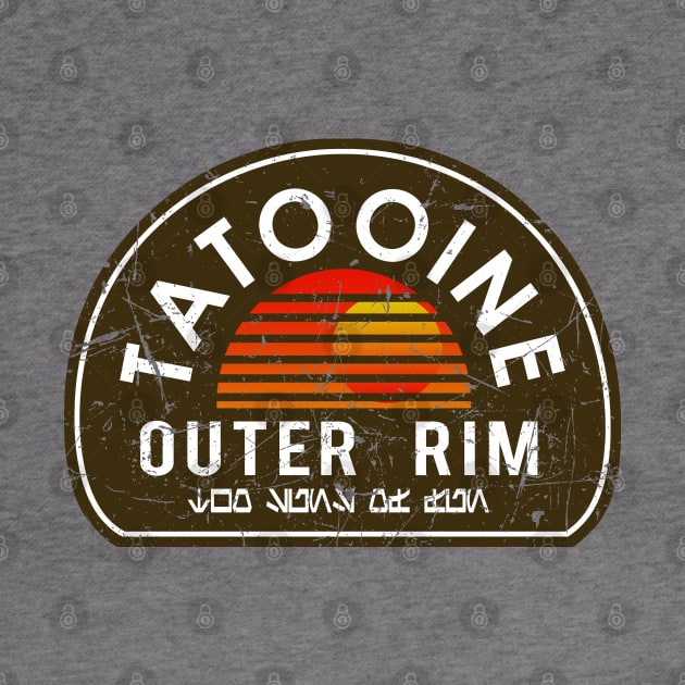Tatooine Travel Sticker 2 by PopCultureShirts